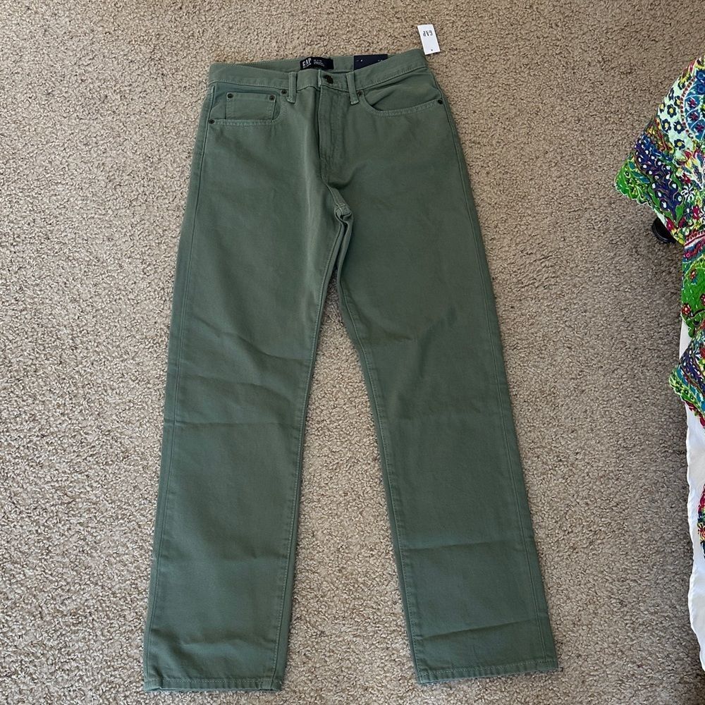 NWT Mens GAP Original Straight-Leg Denim